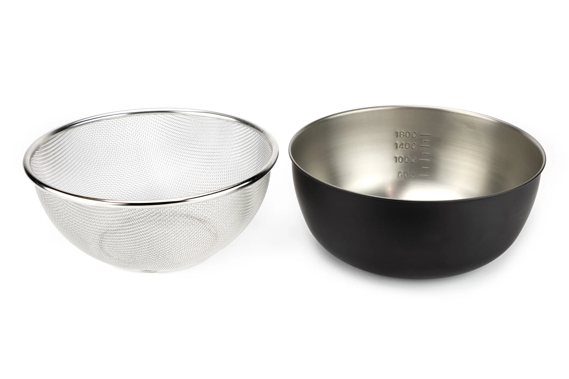 Tsubame-Sanjo Okatte Trademark Stainless Steel Bowl and Strainer Set - Image 6
