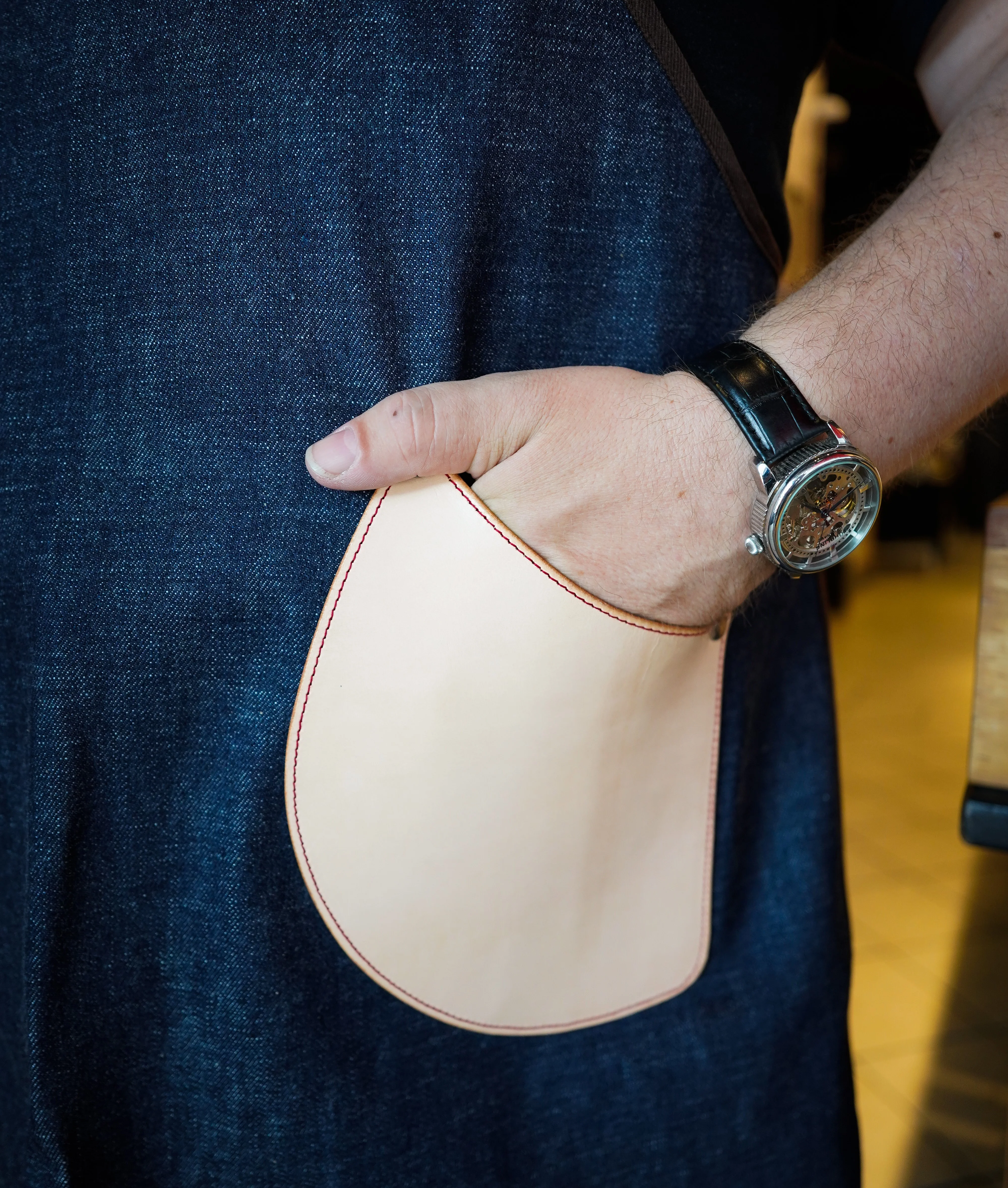 West Japan Tool Okayama Denim Apron - Image 3