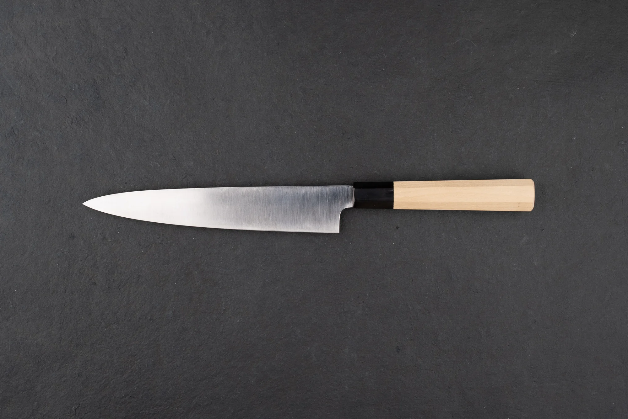 Yoshiaki Fujiwara (Kiyoshi Kato) Aoniko Migaki Sujihiki 210mm - Image 2
