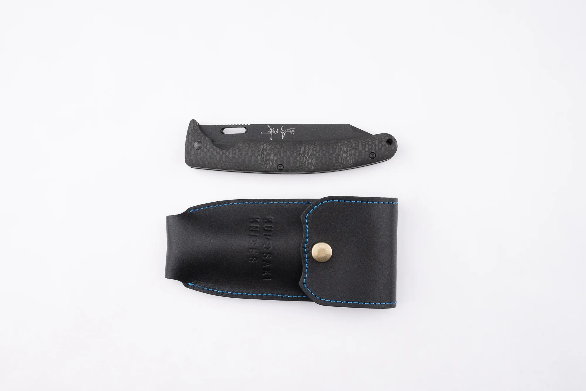 Yu Kurosaki SG2 Black Leopard Folding Knife 110mm - Image 10
