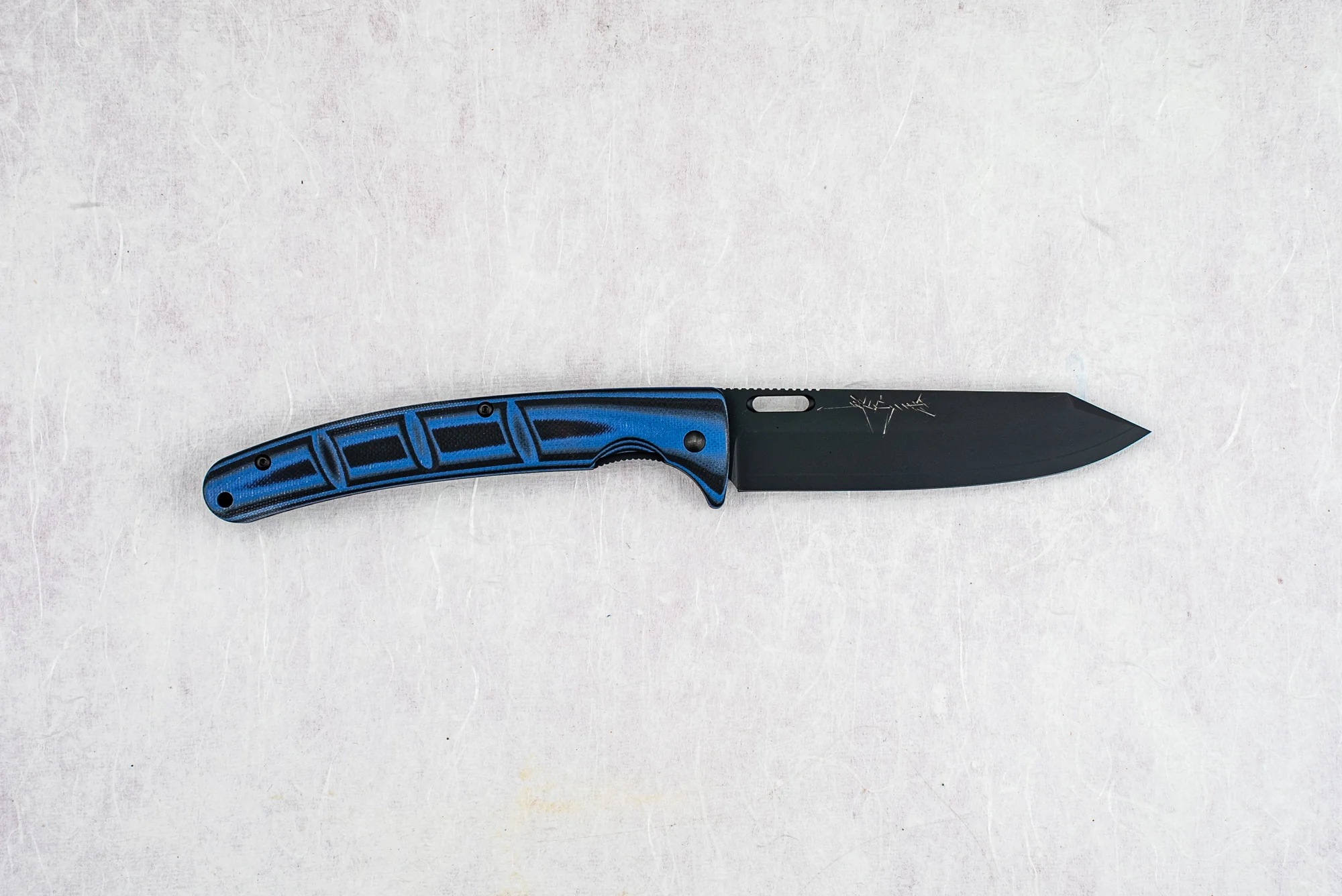 Yu Kurosaki SG2 Black Leopard Folding Knife 110mm - Image 6