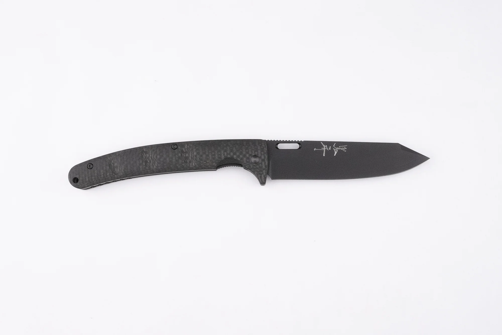 Yu Kurosaki SG2 Black Leopard Folding Knife 110mm - Image 8