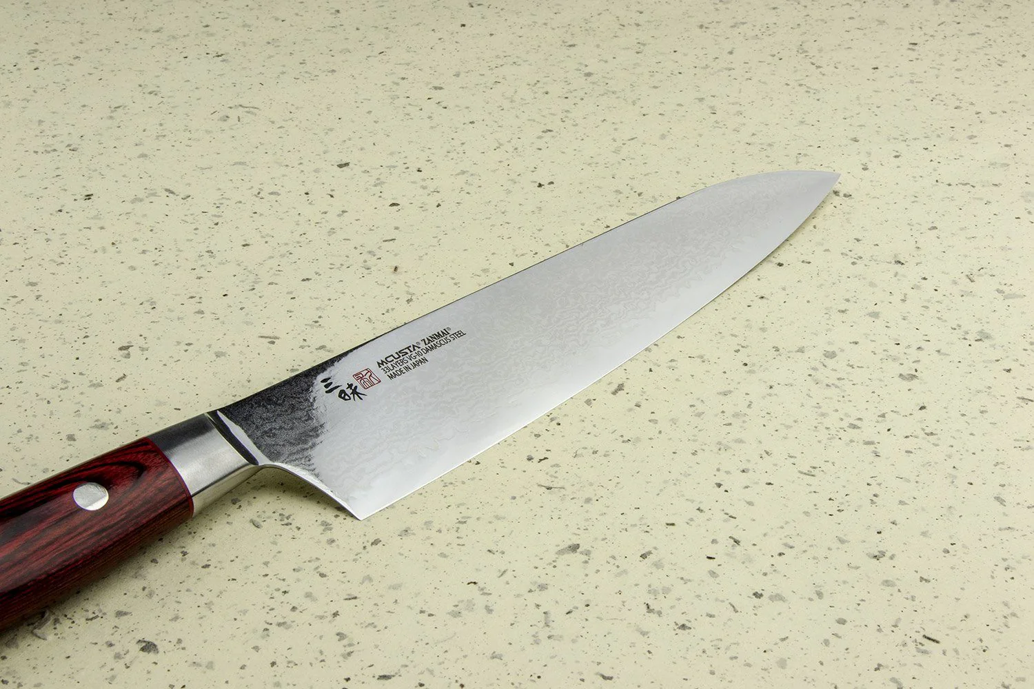 Mcusta Zanmai Classic Pro Damascus Flame Gyuto 210mm - Image 2